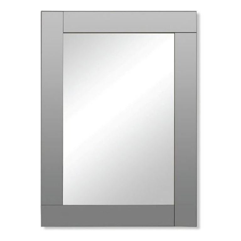 Espejo Klee Rectangular Marco Gris Reflejar 70x50