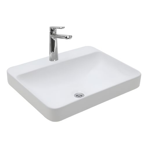 Bacha Ferrum Dongio 1 Agujero Rectangular Lk319