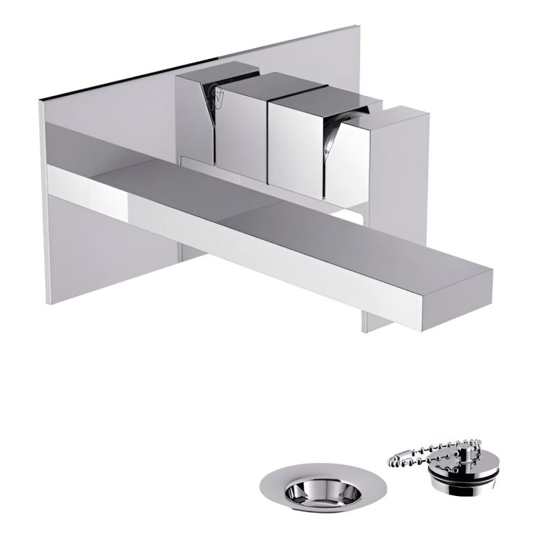 Griferia Fv Dominic New Monocomando Lavatorio Pared 0206/85n