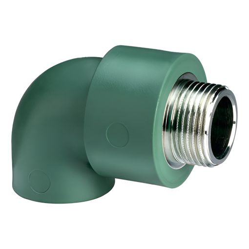 Codo Con Rosca Macho Acqua System A 90°- 20x1/2 -