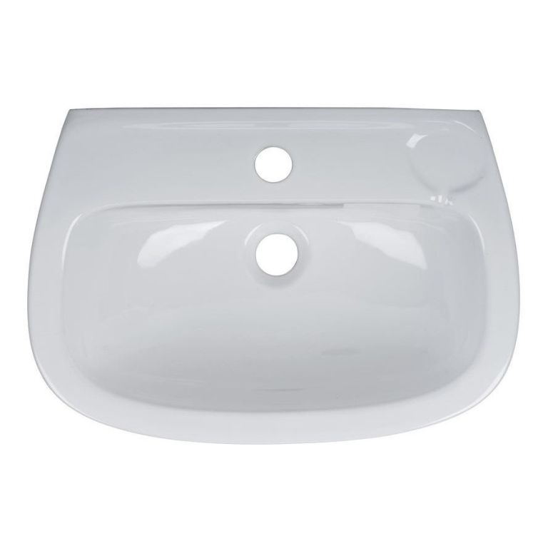 Lavatorio Roca Capea Italiana 1 O 3 Agujeros 495mm Blanco - Imagen 3
