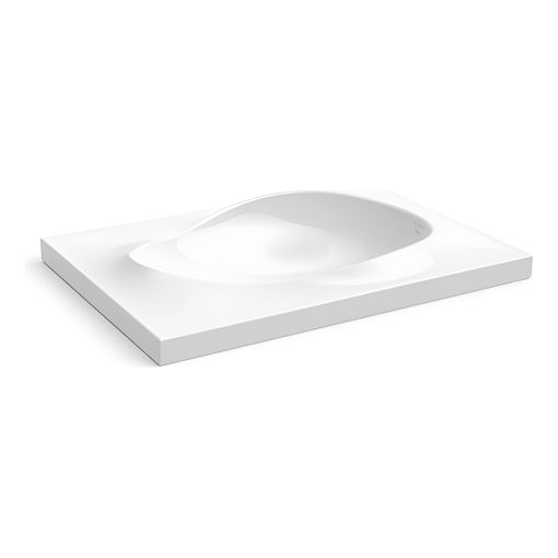 Bacha Roca Ruy Ohtake 620 Semi Encastrable Baño Blanco Mate