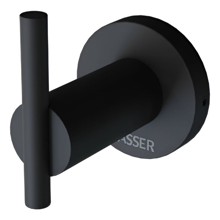 Accesorio Para Baño Vasser Cyrano Percha Negro 13/1829.ng