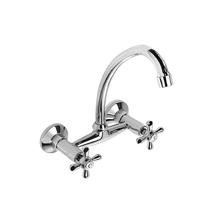 Grifería Piazza Village Cocina Pared 5 Años Garantía Cruz