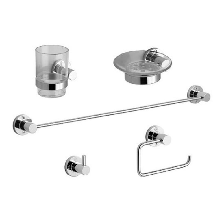 Juego Set Combo Accesorios Fv California 5 Piezas Metálico