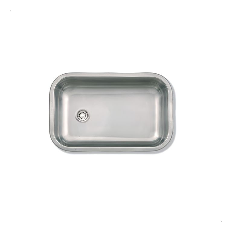 Bacha Simple De Acero Inoxidable Mi Pileta Bajo Mesada 103p Bajo Mesada Mide 32 X 52 X 18 Cm