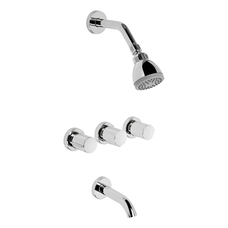 Grifería Piazza Domani Ducha Embutir Con Transferencia Baño