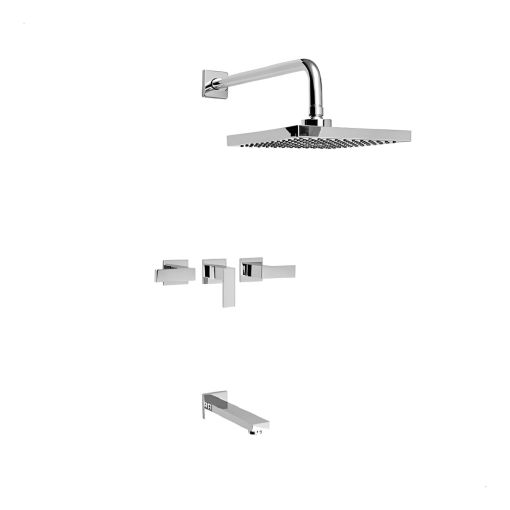 Griferia Piazza Hydros Urban Level Ducha De Embutir Baño