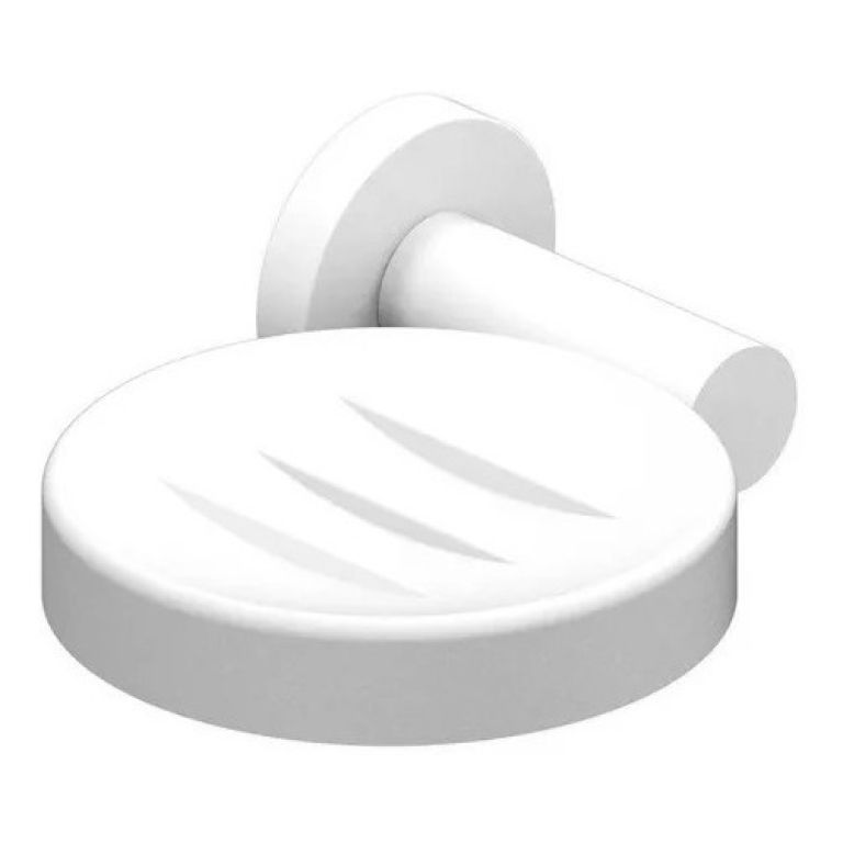 Jabonera De Baño Hidromet Dynamic Blanco Accesorio