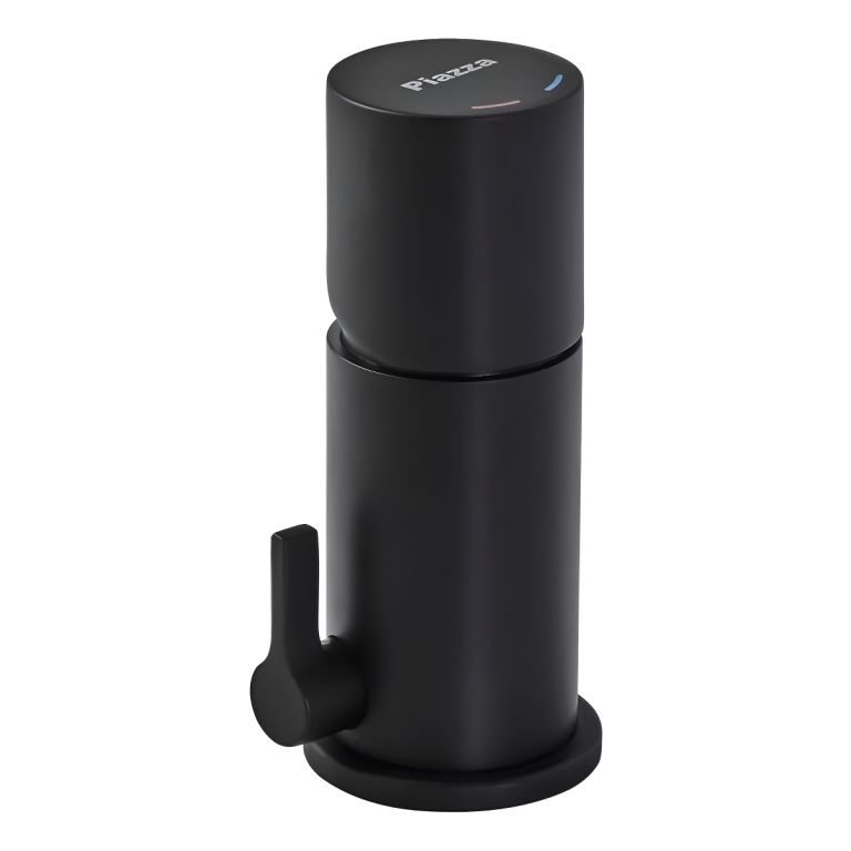 Griferia Piazza Lounge Monocomando Negro Bidet