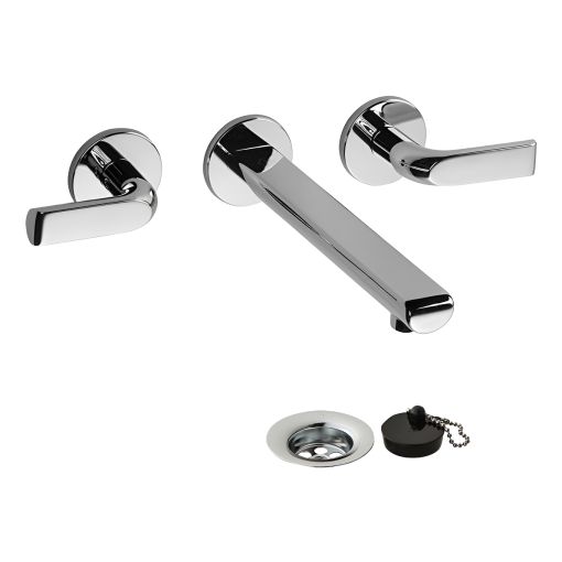 Griferia Fv Cipres Lavatorio Pared Cromo 203/n2