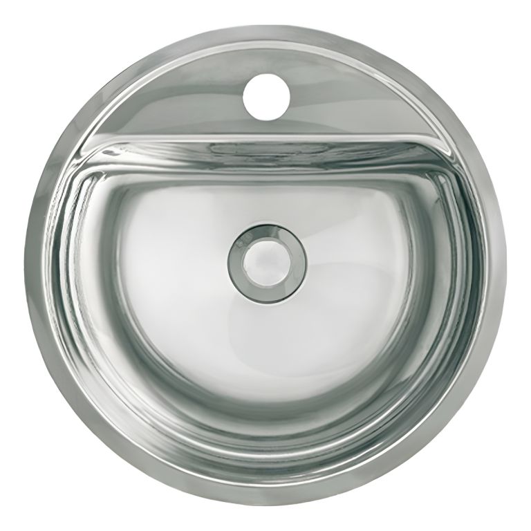 Bacha Redonda Acero Inoxidable Mi Pileta 434e Lavatorio Baño