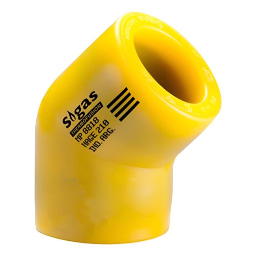 Codo 50 A 45 Sigas Termofusion Gas Dema