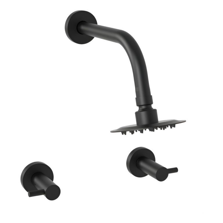 Grifería Hidromet Jet Black Ducha Sin Transferencia 3704NEGR