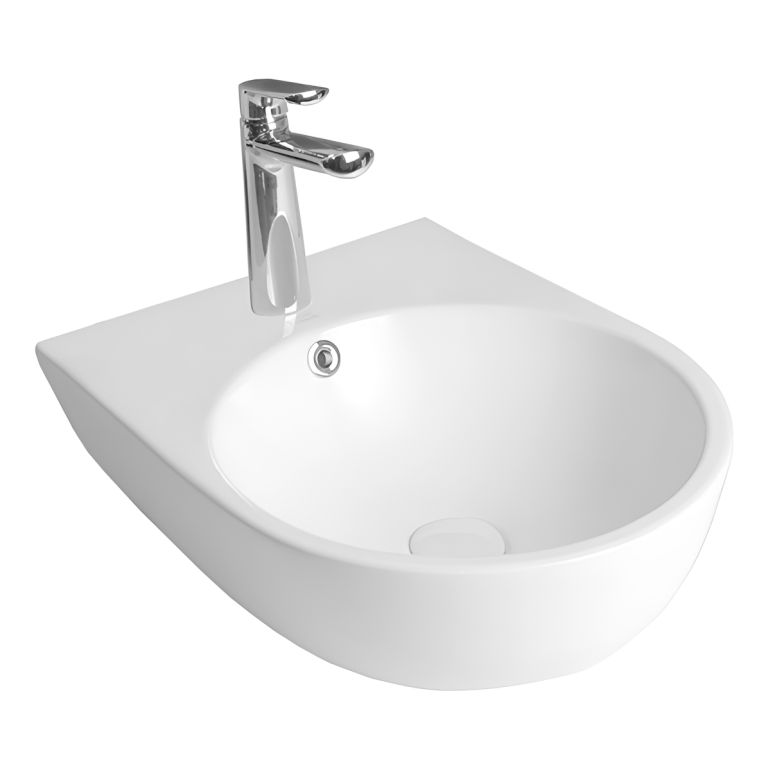 Bacha Ferrum Tori De Apoyar Mural Blanco Baño Lkc16