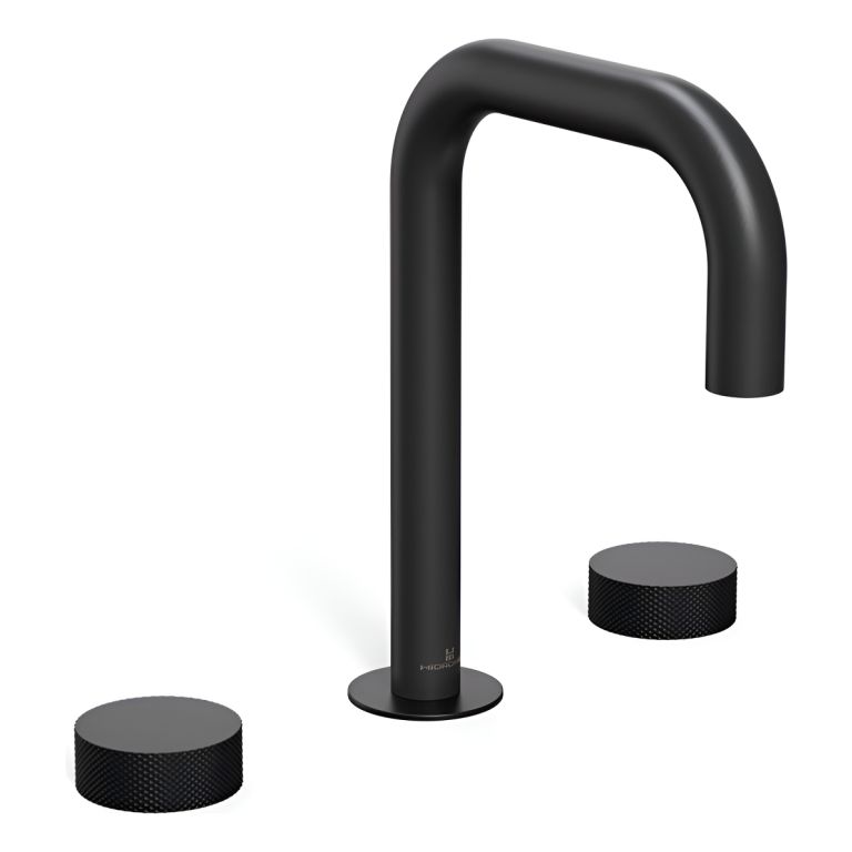 Griferia Hidromet Texture Lavatorio Ceramico Black 9806negr