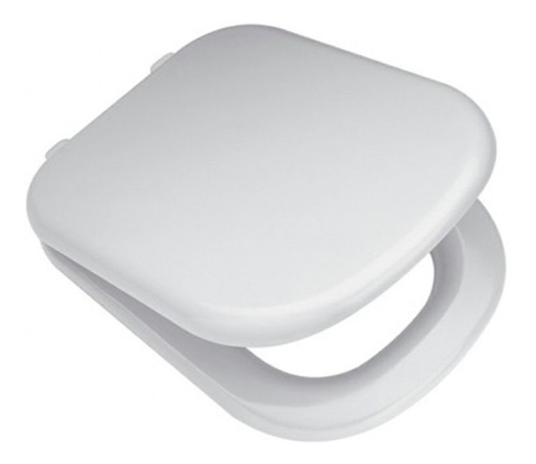 Inodoro Ferrum Bari Largo Depósito Apoyo Mochila Tapa Madera - Imagen 4