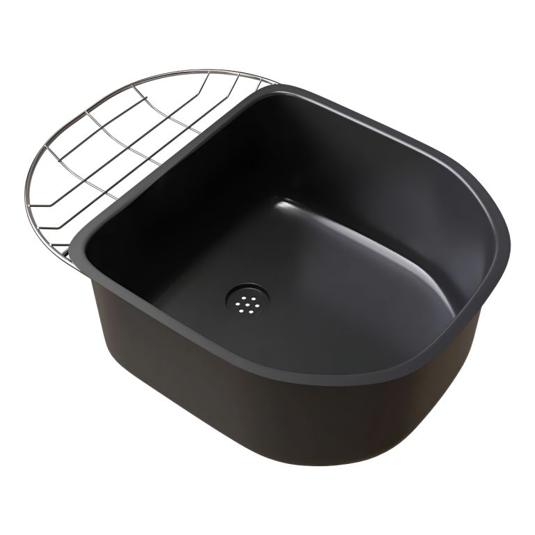 Pileta Accesorio Bacha Cocina Johnson Luxor Piaclu-n Negro