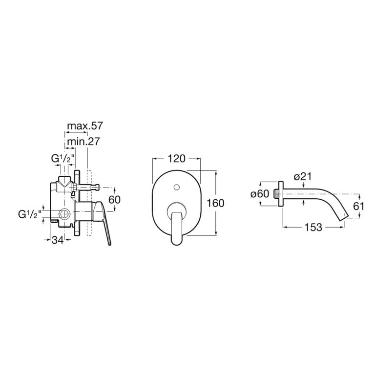 Combo Grifería Roca Victoria Lavatorio Ducha Transferencia - Imagen 5