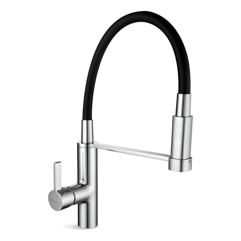 Griferia Piazza Kitchen Pro Gourmet Cocina Negra 10317