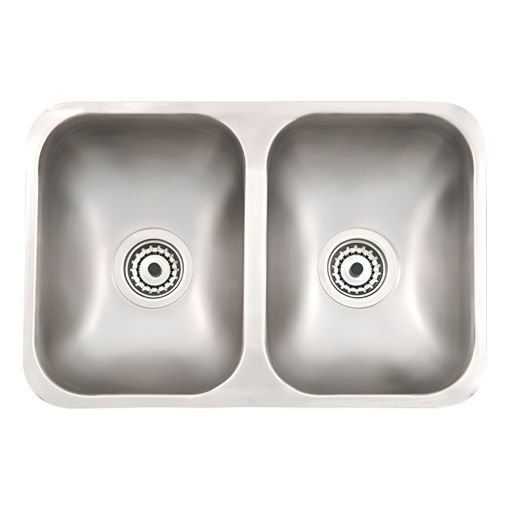 Bacha Acero Inoxidable Mi Pileta 304 Doble Bajo Mesada