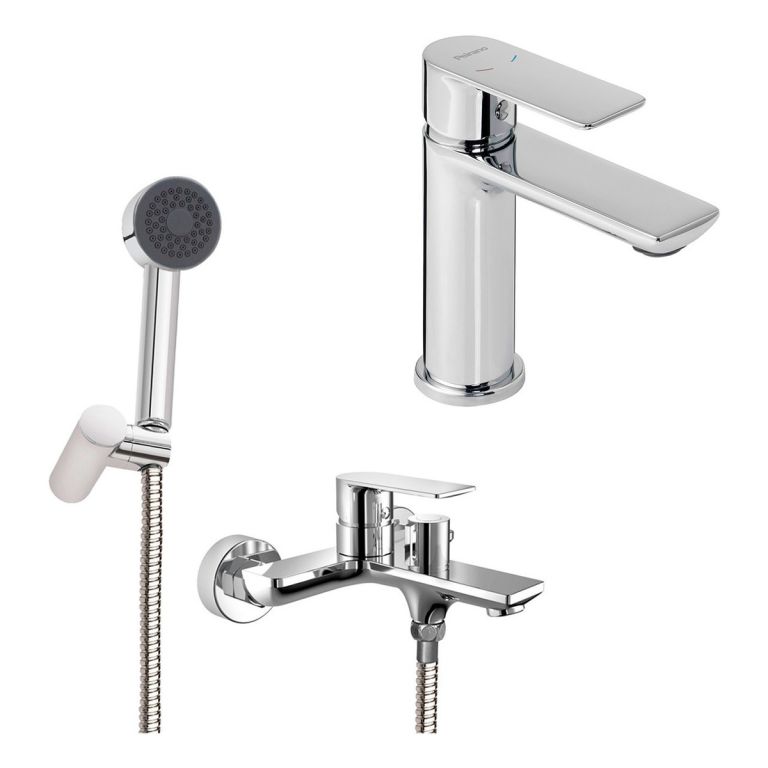Combo Grifería Peirano Vera Lavatorio + Ducha Exterior