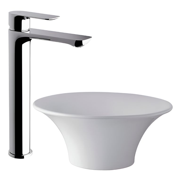 Griferia Fv Coty Lavatorio Pico Alto Monocomando 0181.02/d9