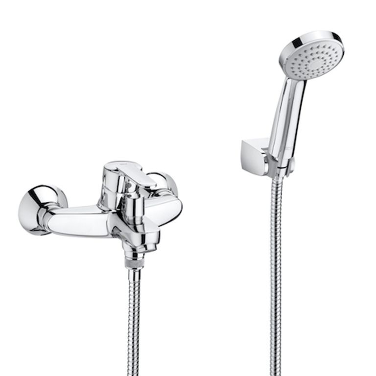 Combo Grifería Roca Victoria Lavatorio Bidet Ducha Exterior - Imagen 4