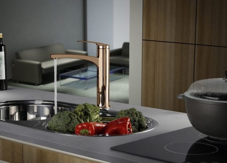 Grifería Fv Bonnie Cocina Monocomando Rose Gold 0411/H1-RG - Imagen 3