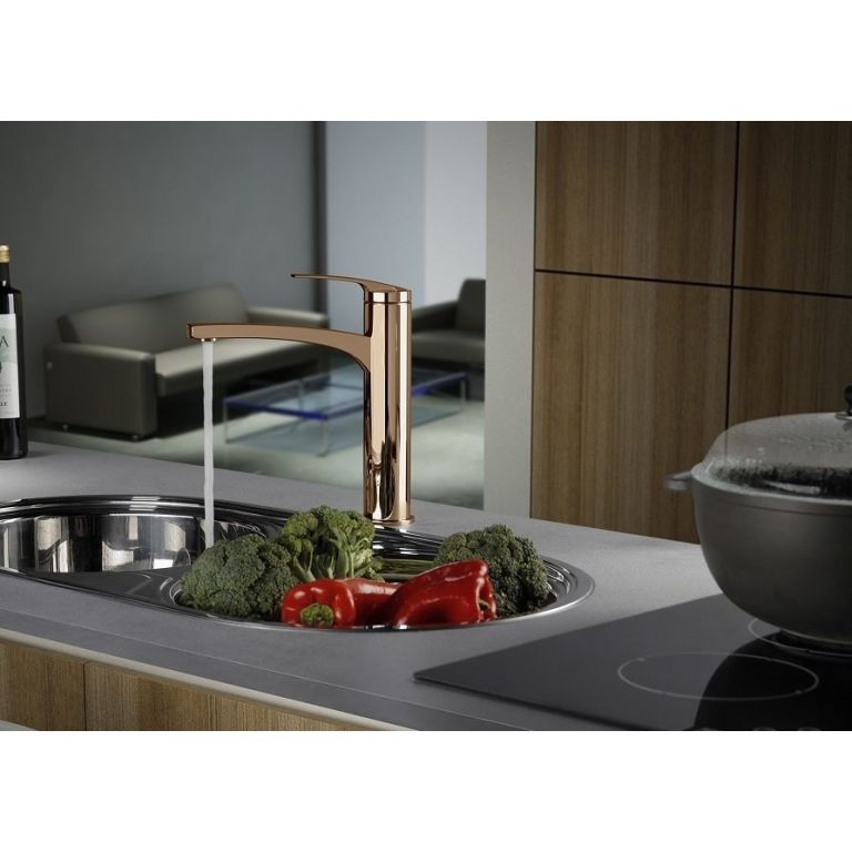 Grifería Dorada Fv Bonnie Cocina Monocomando Rose Gold 0411/H1-RG - Imagen 3