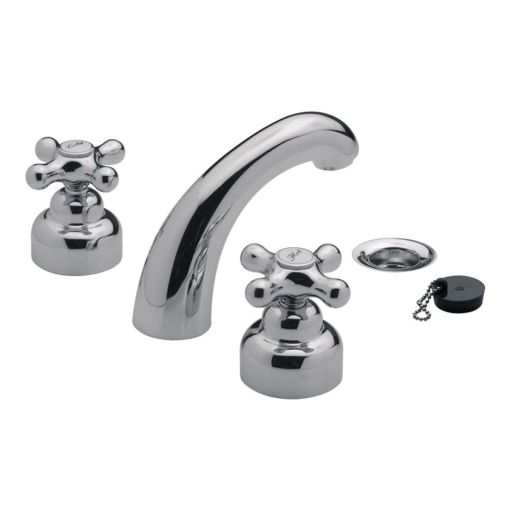 Grifería Fv Malena Lavatorio Mesada 207/16 Cromo Baño Cruz