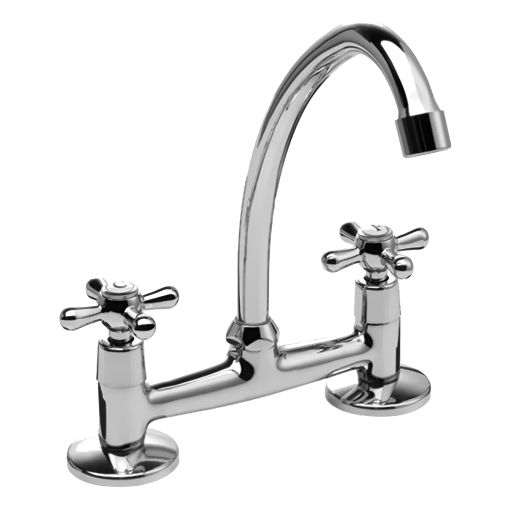 Grifería Piazza Village Cocina Mesada 5 Años Garantía Cruz