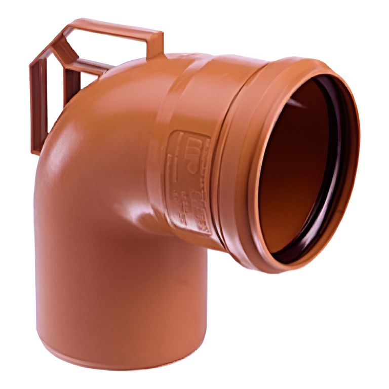 Codo Con Base Awaduct A 87 Grados 30' 110 Mm M-h