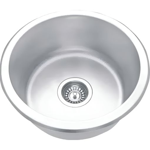 Bacha Cocina Piazza Redonda K4242 42x15cm Acero 304