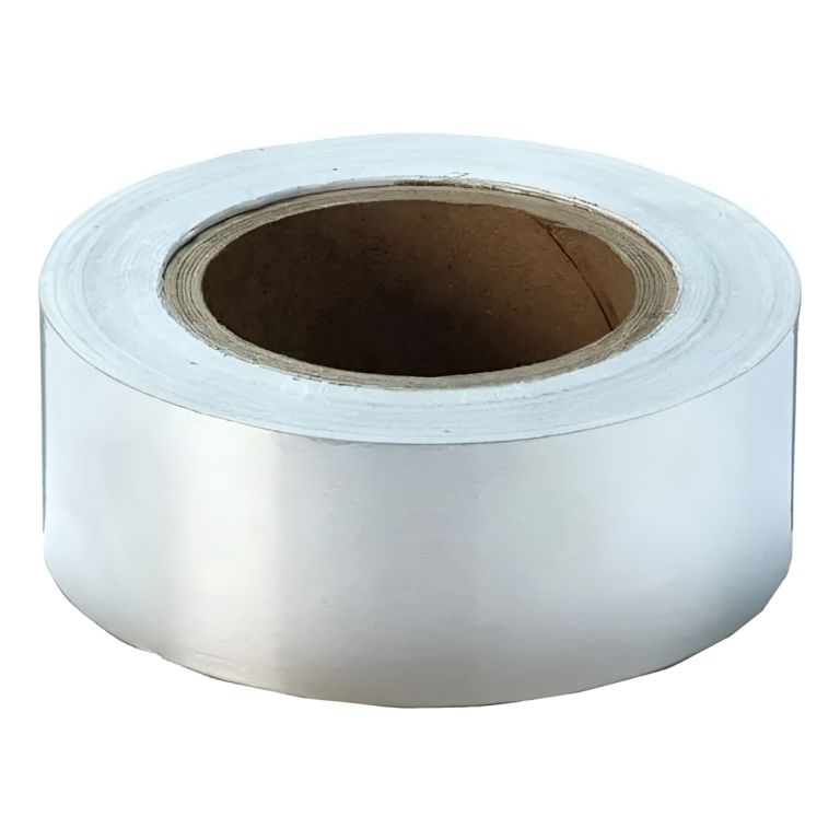 Cinta De Aluminio Sigas 48 Mm X 40 Mts Cubre Caño Plateado