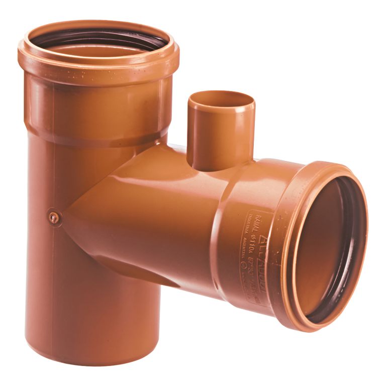 Ramal Simple Awaduct 110x63 90° Con Ventilacion (2063)