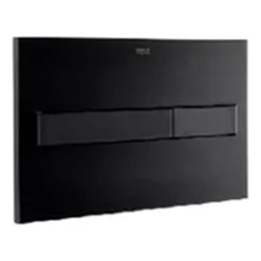 Tapa Tecla Roca Dual Deposito Slendra Onix Negro A890188206