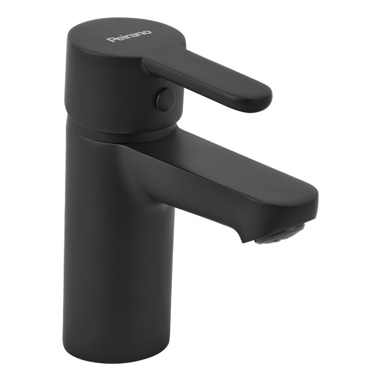 Griferia Peirano Lavatorio Adra Black Monocomando 60-203n