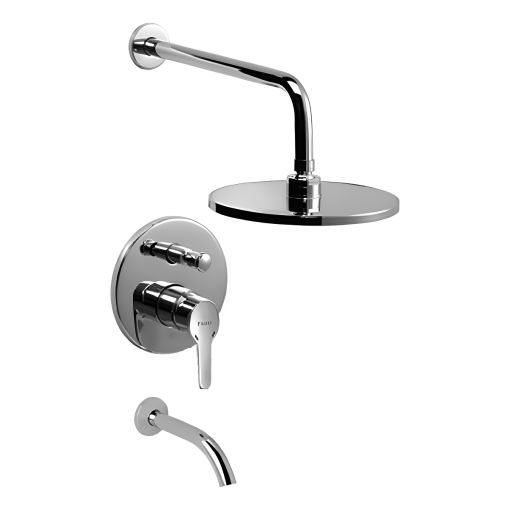 Griferia Piazza Yvon Emblem Ducha Embutir Con Transferencia