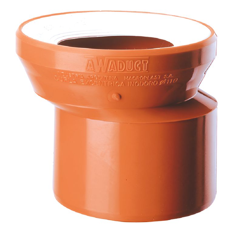 Adaptador Excéntrico Para Inodoro Macho 110 X 10 Awaduct