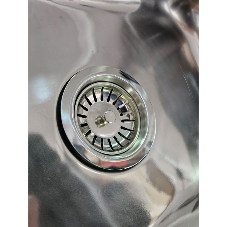 Bacha Pileta Piazza Simple Cocina Acero Inoxidable K6045 - Imagen 5