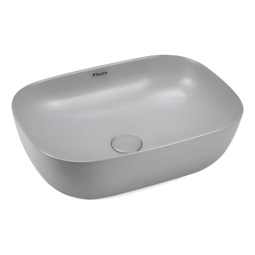 Bacha De Apoyo Piazza Rectangular 45x32x14cm A426 Gris