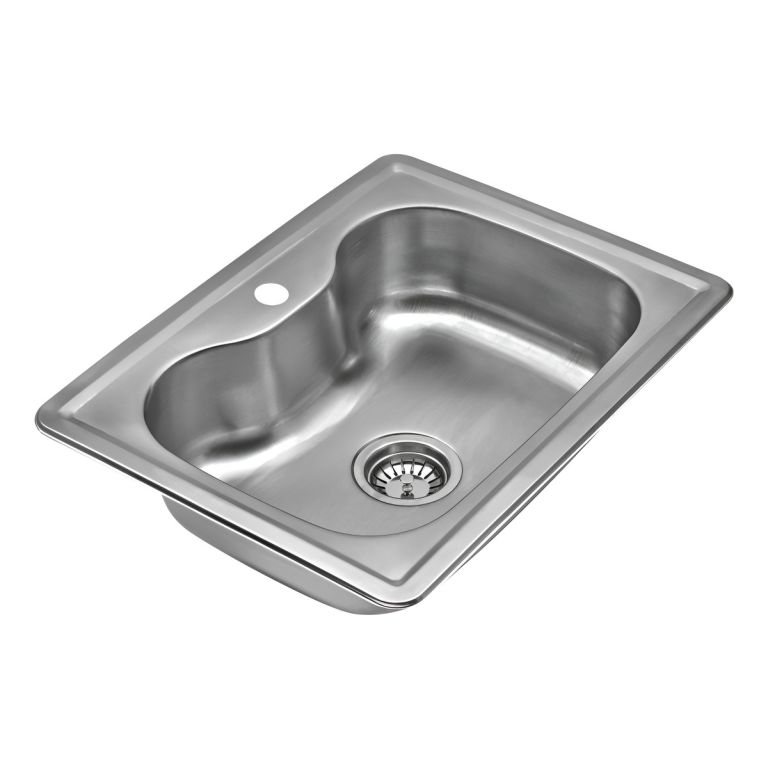 Bacha Pileta Piazza Simple Cocina Acero Inoxidable K6045