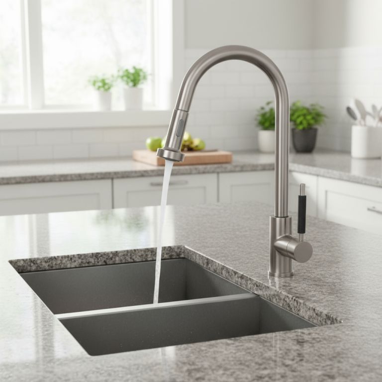 Griferia Piazza Cocina Monocomando Gourmet Grafito 10300gf - Imagen 4