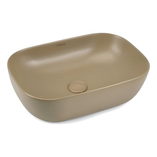 Bacha De Apoyo Piazza Rectangular 45x32x14cm A426 Beige