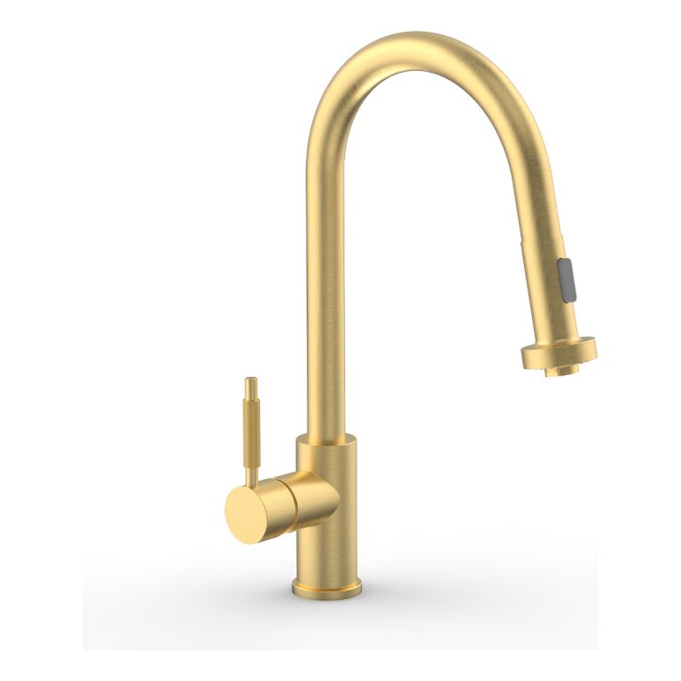 Griferia Piazza Gourmet 10300om Dorado Oro Mate