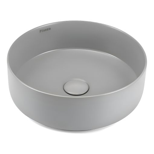 Bacha De Apoyo Porcelana Baño Piazza A524 Gris