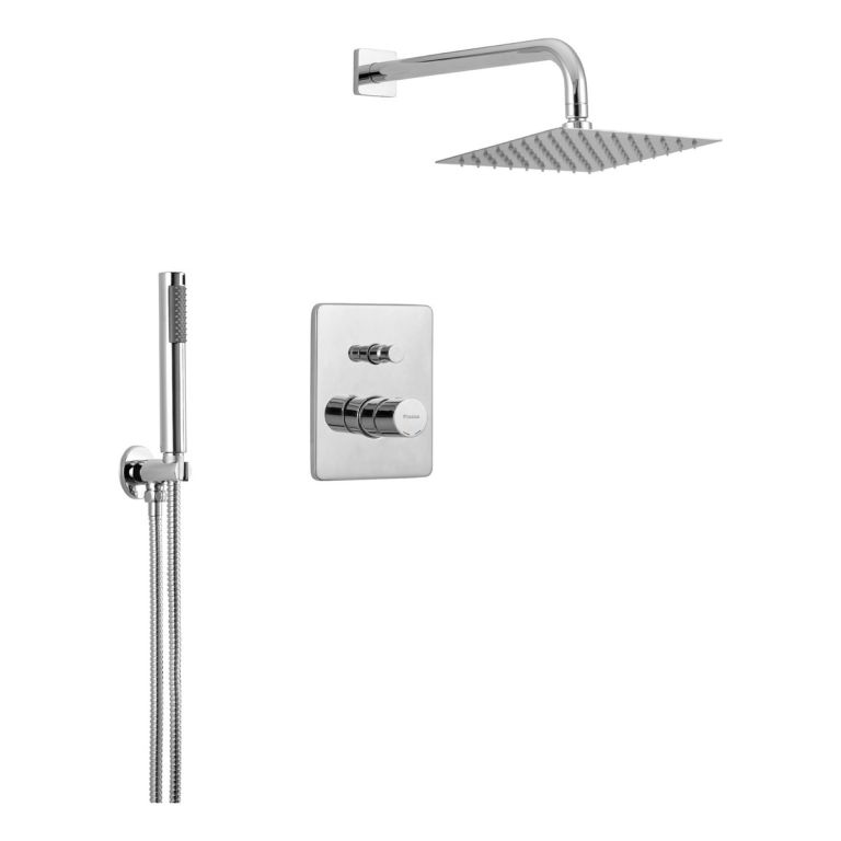 Griferia Piazza Lounge Art Cromo Ducha Emb C/duchador