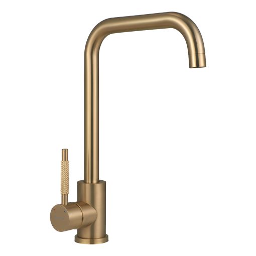 Grifería Piazza Cocina Mesada Gourmet 10303om Oro Mate