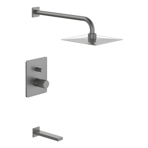 Grifería Piazza Lounge Art Ducha Emb C/t Grafito 10906gf